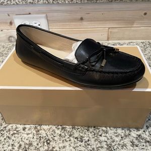 Michaels Kors Daisy Moc Leather Loafers